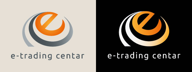E trade center logotype