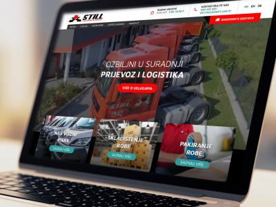 Web stranice tvrtke Still transport