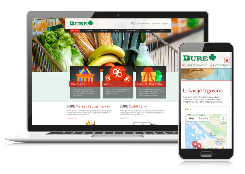 Bure web responsive