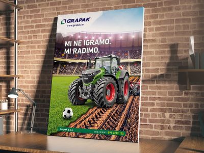 Ads design for Fendt brand mechanization