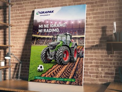 Ads design for Fendt brand mechanization