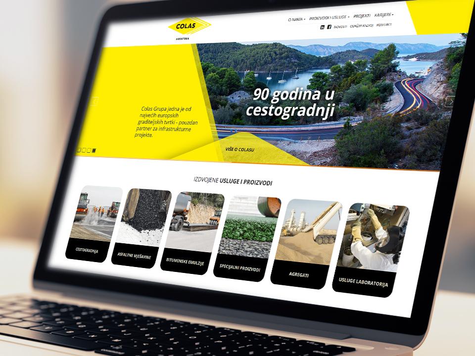 Colas Croatia corporate website