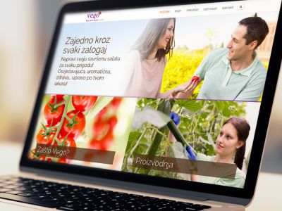 Vego brand website
