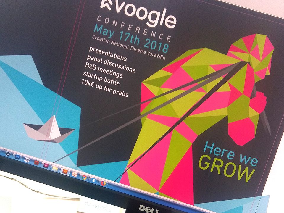 Posters and promotion of Voogle conference
