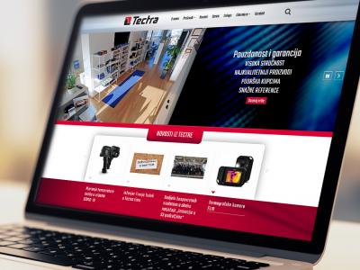 Web stranice tvrtke Tectra