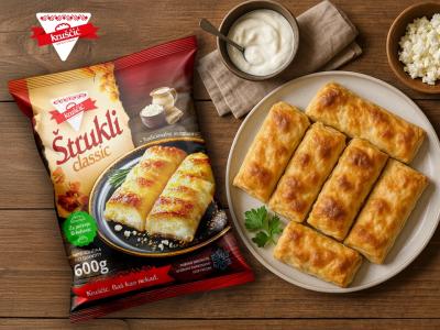 Dizajn ambalaže za smrznute štrukle Kruščić