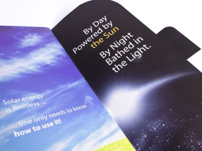 Solvis company promo materials and copywriting