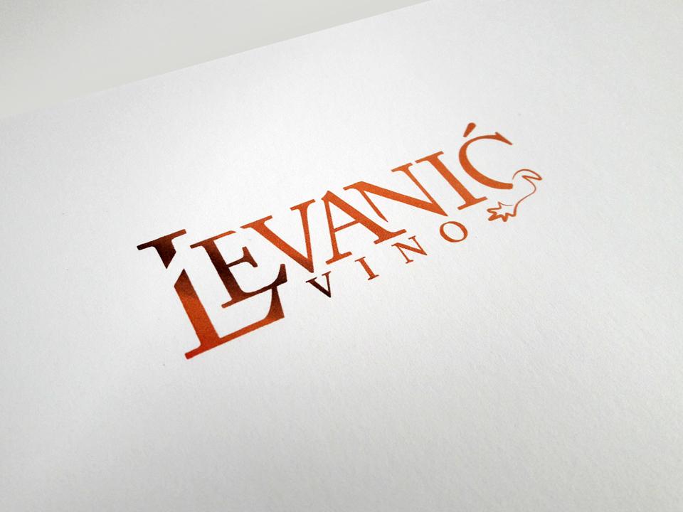 Izrada logotipa i dizajn etikete Levanić vinarije