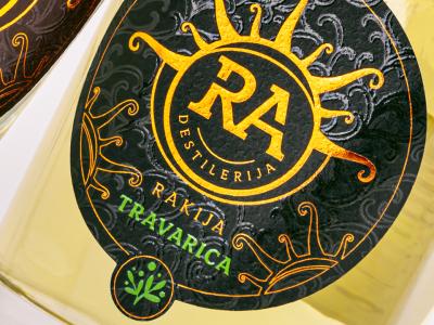 RA brandy packaging