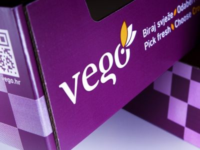 Tansport and sales packaging design for Vego brand