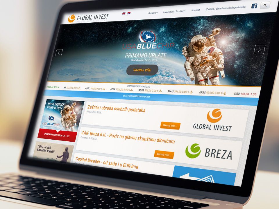 Global Invest website